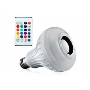 PARLANTE FOCO LED MULTICOLOR CON PARLANTE