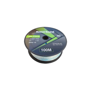 CABLE BS DE AUDIO MICROF ST OD 3.7MM NEGRO 100M ROLL