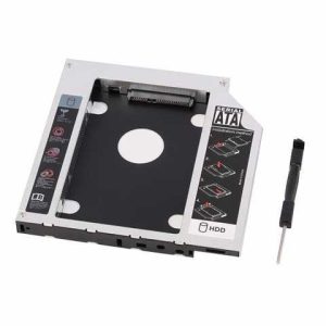 LECTOR PARA SEGUNDO DISCO DURO SATA HDD SSD CADDY 9.5MM