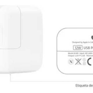 Cargador APPLE 12w POWER ADAPTER Original