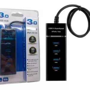 Hub 4 Puertos 3.0 USB Alta velocidad
