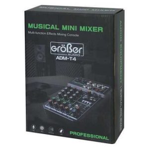 CONSOLA SE PRO AUDIO 4CH CON BT/USB/FX/PC