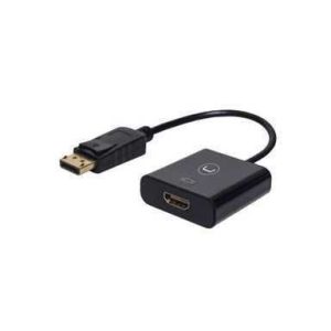 ADAPTADOR UNNO AD3004BK DISPLAYPORT A HDMI / PLUG & PLAY