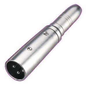 PLUG ADAPTADOR CANNON XLR MACHO A XLR HEMBRA