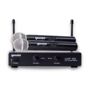 MICROFONO INALAMBRICO GEMINI UHF-2M