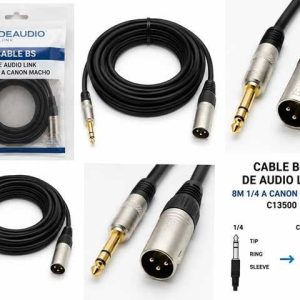 CABLE BS DE AUDIO LINK 8M 1 4 A CANON MACHO C13500
