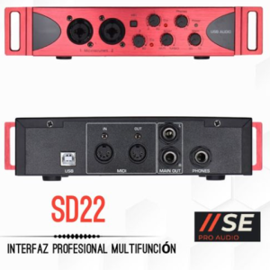 Interfaz de Audio SE PRO AUDIO 2 Canales