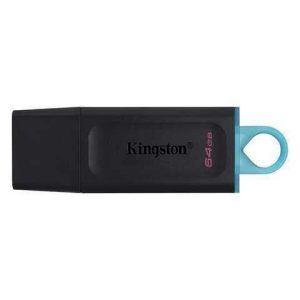 FLASH KINGSTON 64GB USB 3.2 DTX/64GB DATATRAVELER EXODIA BLACK-CYAN