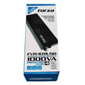 REGULADOR VOLTAJE FORZA FVR-1011USB 1000VA/500W 115V 4 NEMA 2USB