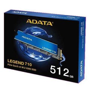 SSD ADATA M.2 LEGEND 710 512GB PCI-E 3.0 NVME 2400 | 1000 MB