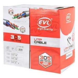 ROLLO CABLE EVL UTP Cat6 305mt - GRIS