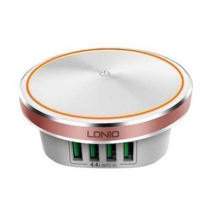 CARGADOR LDNIO A4406 LAMPARA LED + 4 USB