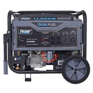 GENERADOR PULSAR G12KBN DUAL FUEL PEAK 12000W GENERATOR RATED 9500W/EPA