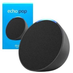 PARLANTE AMAZON ALEXA ECHO POP NEGRO