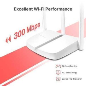 ROUTER MERCUSYS MW306R N300 | 3 ANTENAS | 1 WAN 3 LAN | CONTROL PARENTAL | RED INVITADOS | MODO WISP