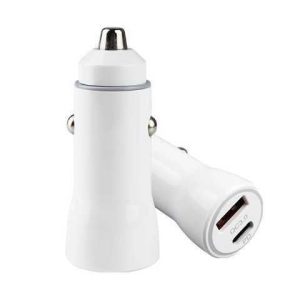 CARGADOR DE CARRO DUAL RAMITECH USB TIPO C 20W
