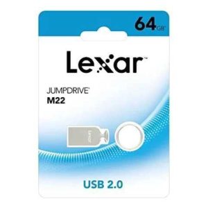 FLASH LEXAR M22-64GB USB 2.0 METALICA