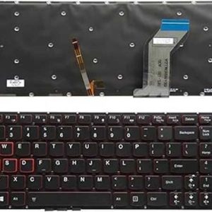 TECLADO RETROILUMINADO DE REPUESTO PARA PORTÁTIL LENOVO IDEAPAD Y700 Y700-15ISK Y700-17ISK Y700-17ISK Y700-15ACZ, NEGRO