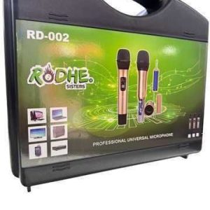 MICROFONO INALAMBRICO UHF DOBLE MANO RODHE/ RD-002