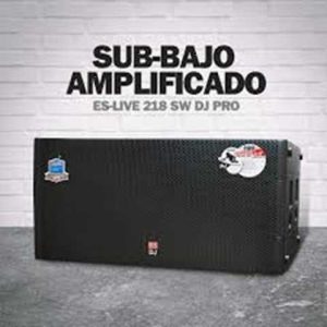 SUB BAJO AMPLIFICADO ENGLAND ES-LIVE 218 SW DJ PRO -6000 WATTS MAX