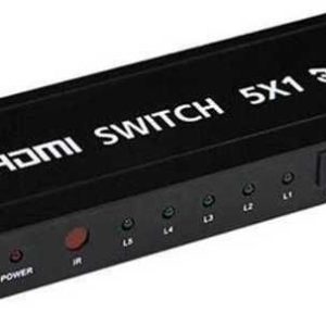 PORT HDMI SWITCH 5X1 SWITCH CONVERTER ADAPTER SUPPORT AUDIO HDMI 1.4 3D VIDEO