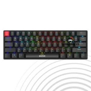 TECLADO MARVO SCORPION GAMING KG933G-SP MECANICO (SABER 61) / RAINBOW BACKLIGTH / MULTIMEDIA / 50 MILLION PRESSES