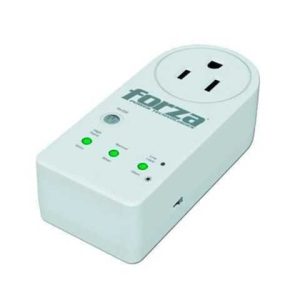REGULADOR DE VOLTAJE FORZA FVP-1201B 1800W 900J 1 SALIDA 110V BLANCO