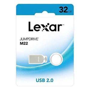 FLASH LEXAR M22-32GB USB 2.0 METALICA SILVER