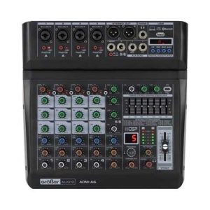 CONSOLA KEBLER 6CH INTERFAZ USB BT 16EFEC EQUALIZ
