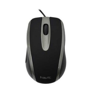 MOUSE HAVIT HV-MS753BK PUERTO USB / 3 TECLAS / 1000DPI / CABLE 1.35MT / COLOR NEGRO