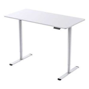 ESCRITORIO DE PIE COMPLETO, ERGONOMICO Y AJUSTABLE, COLOR BLANCO QM1-W -