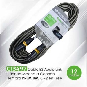 CABLE BS DE AUDIO DMX PREMIUM 12M CANON M H