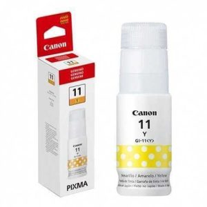 BOTELLA DE TINTA CANON 70ML GI-11Y YELLOW - 7700 PÁGINAS - PARA G2160 / G3160
