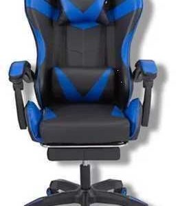 SILLA GAMING EP-CH07 AZUL - AJUSTABLE Y RECLINABLE