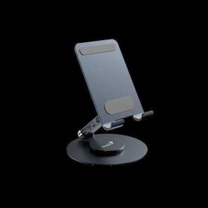 SOPORTE GENIUS | G-STAND M100 PARA TABLETAS | CELULARES | ALUMINIO | PLEGABLE 360 GRADOS