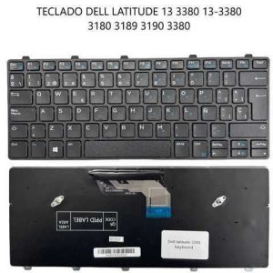TECLADO DELL LATITUDE 3308 ING.BK