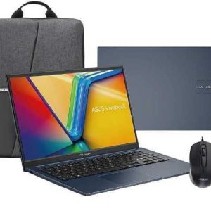 LAPTOP ASUS X1504VA-BQ3475 INTEL CORE I3-1315U | 8GB RAM | 512GB SSD | PANTALLA 15" FULLHD | BLUE MOCHILA + MOUSE