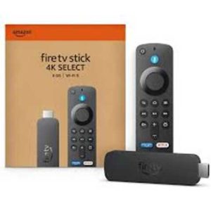 FIRE TV STICK AMAZON 4K SELECT NUEVO MODELO STRAEAMING IN 4K AI-POWERED SEARCH 8GB BLACK