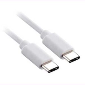 CABLE BS DATOS USB TIPO C A USB TIPO C 1M BLANCO C13583