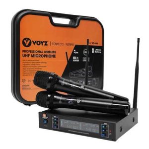 MICROFONOS INALAMBRICOS PROFESIONALES VOYZ VZ-900