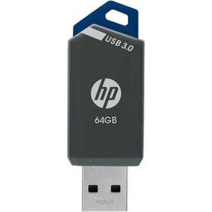 FLASH HP X900W 64GB USB 2.0 AZUL Y NEGRO