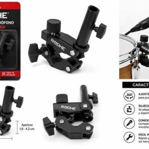 CLAMP RODHE DE MICROFONO PARA BATERIA