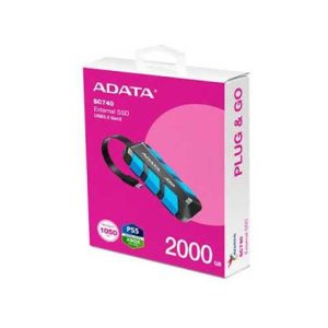 DISCO SSD ADATA EXTERNO 2TB SC740-2000G-BLUE