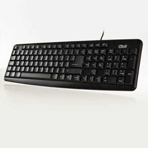 TECLADO PARA COMPUTADORA COLOR NEGRO QB-701