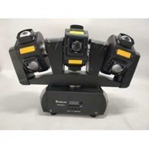 CABEZA MOVIL BEAM EURO-ML3A CON 3 CABEZALES DE EFECTOS 12*10W RGBW 4 in 1