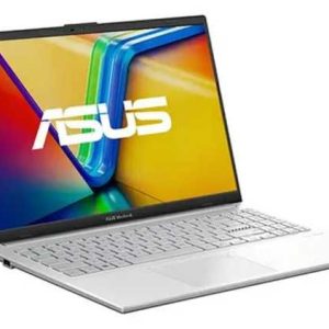 LAPTOP ASUS, AMD RYZEN 5 7520U, 16 GB RAM DDR5, 512 GB SSD, PANTALLA 15.6” FHD, SIN SISTEMA OPERATIVO, COLOR SILVER, INCLUYE MOUSE E1504FA-B