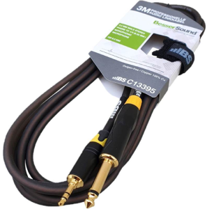 Cable de Audio BS Plug 3.5 a Plug 1/4 C13395