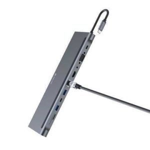HUB DEVIA TIPO C EC607 LEOPARD 11 EN 1 USB 3.0