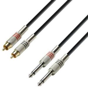 CABLE ADAM HALL 3 STAR 2 1/4 A 2 RCA