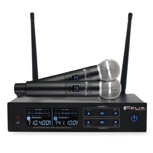 MICROFONO FEUR KIT 2 FU-800 INALAMBRICOS